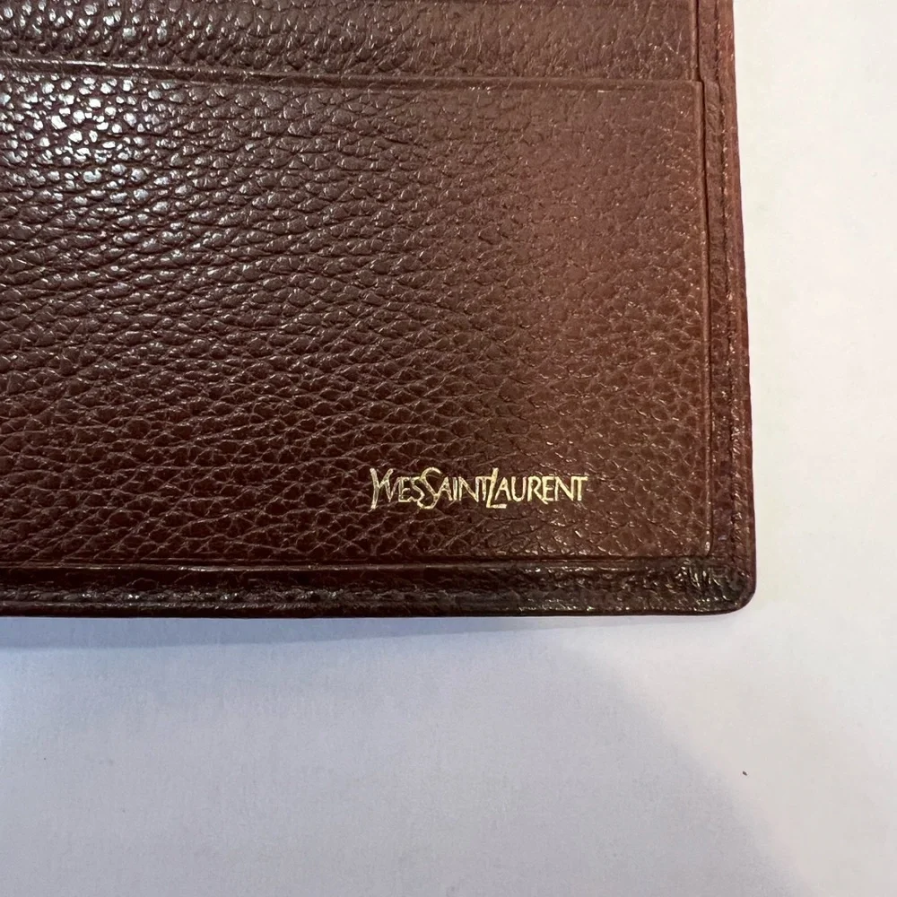 Yves Saint Laurent‎ YSL Vintage Bifold Leather